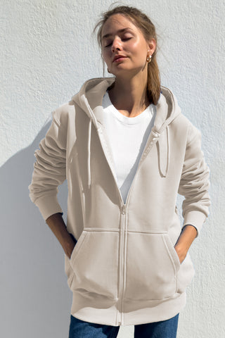 "Tous Kavous Lisate" Cream Hoodie 𝗢𝗻𝗲 𝗦𝗶𝘇𝗲