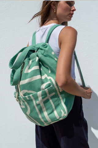 "Cyclades" Backpack in Mint