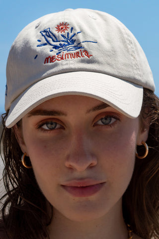 "Mesimvria" Hat in Latte