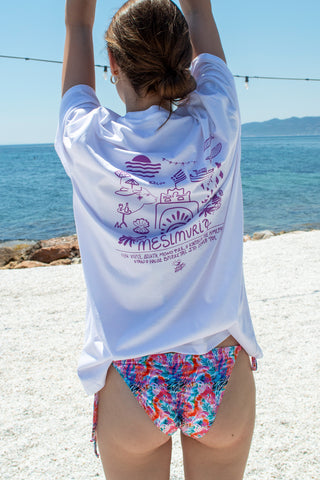 “Mesimvria” Oversized White T-Shirt