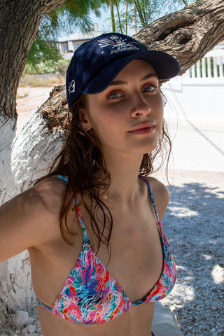 "Mesimvria" Hat in Navy Blue (3 LAST ITEMS)