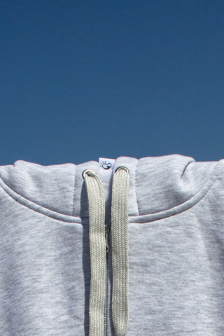 "Anatoli mou" Zaketa Hoodie in Light Grey 𝗢𝗻𝗲 𝗦𝗶𝘇𝗲
