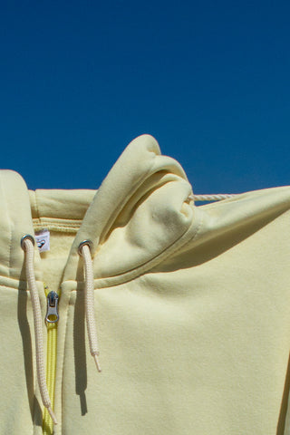 "Anatoli mou" Zaketa Hoodie in Lemon Yellow 𝗢𝗻𝗲 𝗦𝗶𝘇𝗲