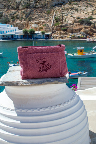 "Dusty Pink" Waterproof Clutch Bag