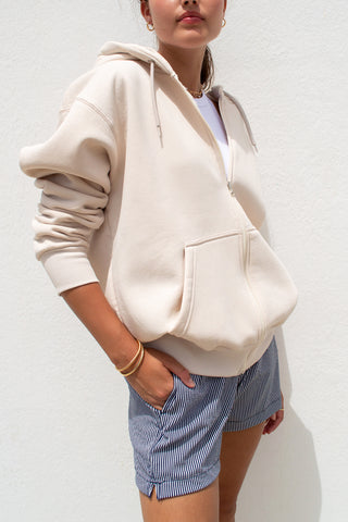 "Exo Salparei" Zaketa Hoodie in Cream 𝗢𝗻𝗲 𝗦𝗶𝘇𝗲