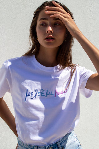 "Meltemi Mou" White T-Shirt (LAST ITEMS)