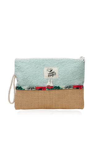 Pistachio 𝐌𝐞𝐝𝐢𝐮𝐦 Waterproof Clutch Bag