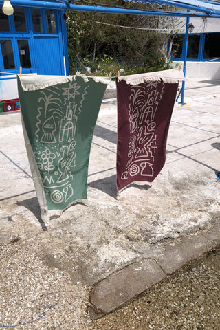 “Sifnos” Beach Towel in Mint
