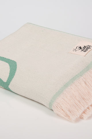 “Sifnos” Beach Towel in Mint