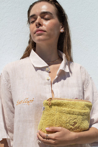 "Lime Ginger" Waterproof Clutch Bag