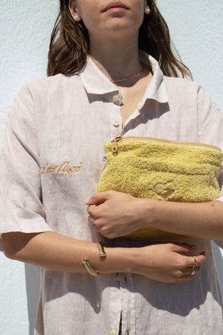 "Lime Ginger" Waterproof Clutch Bag