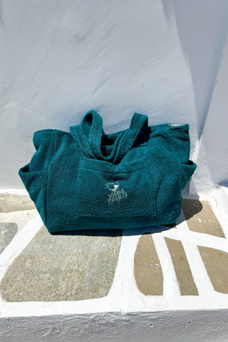 "Emerald" Beach Bag with Zipper
