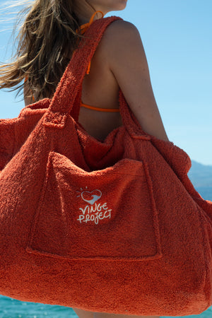 "Amber" Beach Bag with Zipper