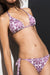 Aster - Fuchsia Ornament - Triangle Bikini