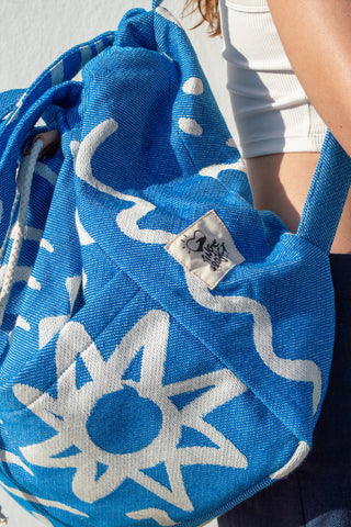 "Cyclades" Backpack in Aegean Blue