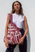 "Cyclades" Backpack in Burgundy