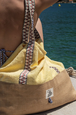 Banana Split - Oversized Beach Bag