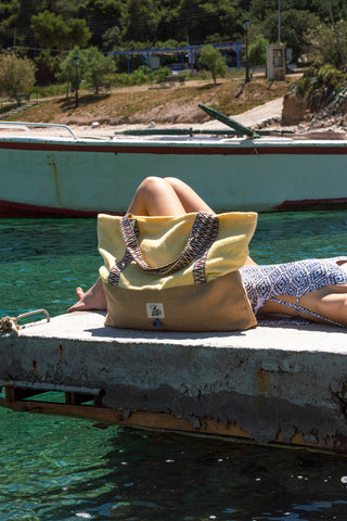 Banana Split - Oversized Beach Bag