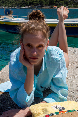 Banana Split 𝐌𝐞𝐝𝐢𝐮𝐦 Waterproof Beach Clutch Bag