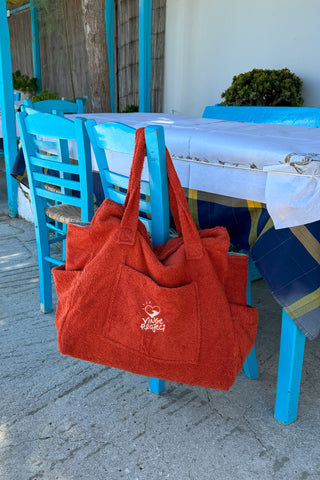 "Amber" Beach Bag with Zipper (3 LAST ITEMS)