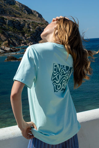 "Ena Kima ti Fora" Aegean Mist T-Shirt