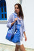 "Liakada" Sky Blue Tote Bag & Mantili Kala Taksidia