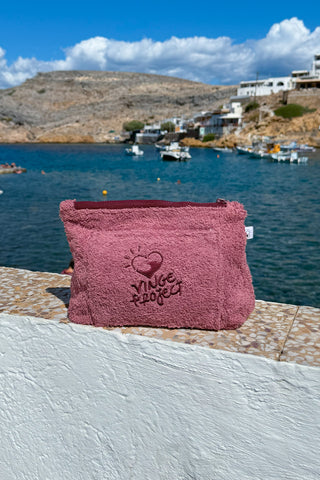 "Dusty Pink" Waterproof Clutch Bag