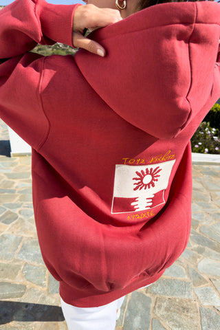 "Tous Kavous Lisate" Chilli Hoodie 𝗢𝗻𝗲 𝗦𝗶𝘇𝗲
