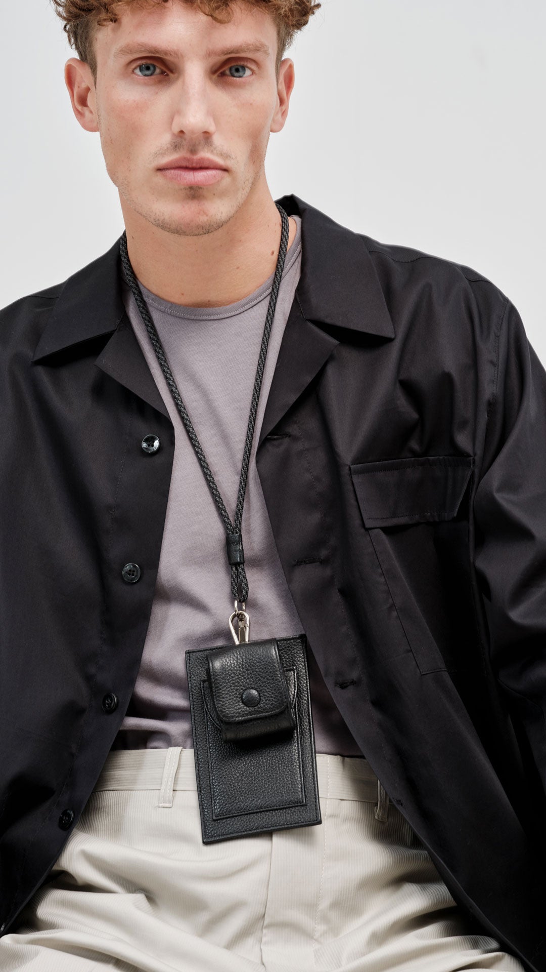 Men's “Jade” Phone & Airpods Case in Classic Black