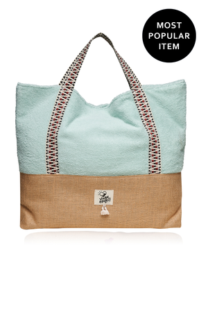 Pistachio - Oversized Beach Bag