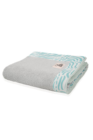 "Kala Taksidia" Beach Towel in Pistachio & Unicorn