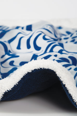 "Kala Taksidia" Kid’s Towel in Blue & Sailor