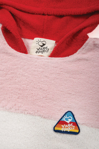 "Coral" Kid’s Poncho with Hoodie (1 LAST)