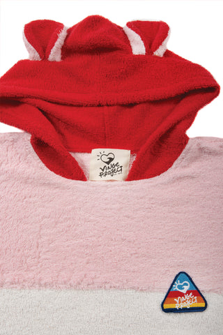 "Coral" Kid’s Poncho with Hoodie (1 LAST)