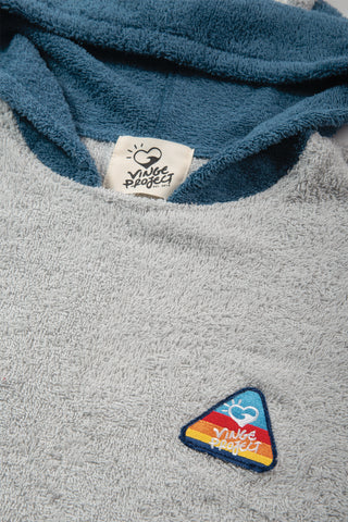 "Tide" Kid’s Poncho with Hoodie