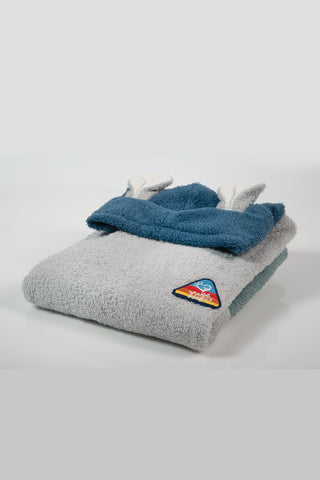 "Tide" Kid’s Poncho with Hoodie